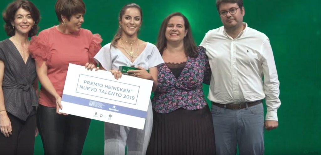 entrega premio Heineken nuevo talento
