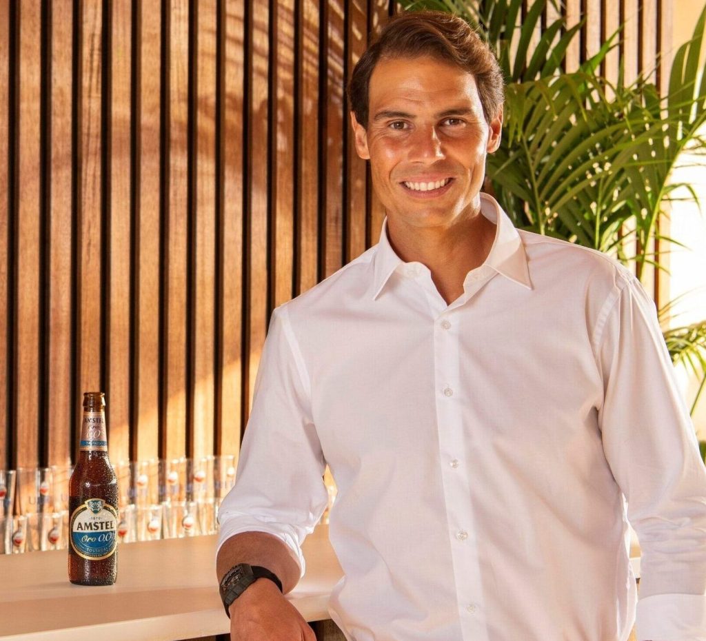 Rafa Nadal, imagen de Amstel